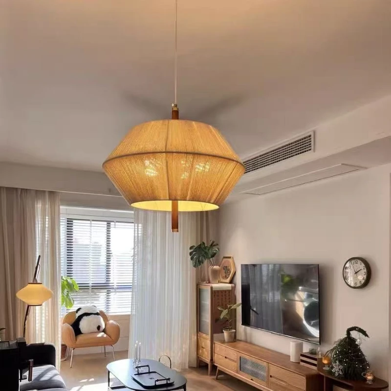 

Wabi Sabi Minimalist Japandi Pendant Lamp For Dining Room Bedroom Living Room Reception Studio Kitchen Cafe Apartment Use Decor