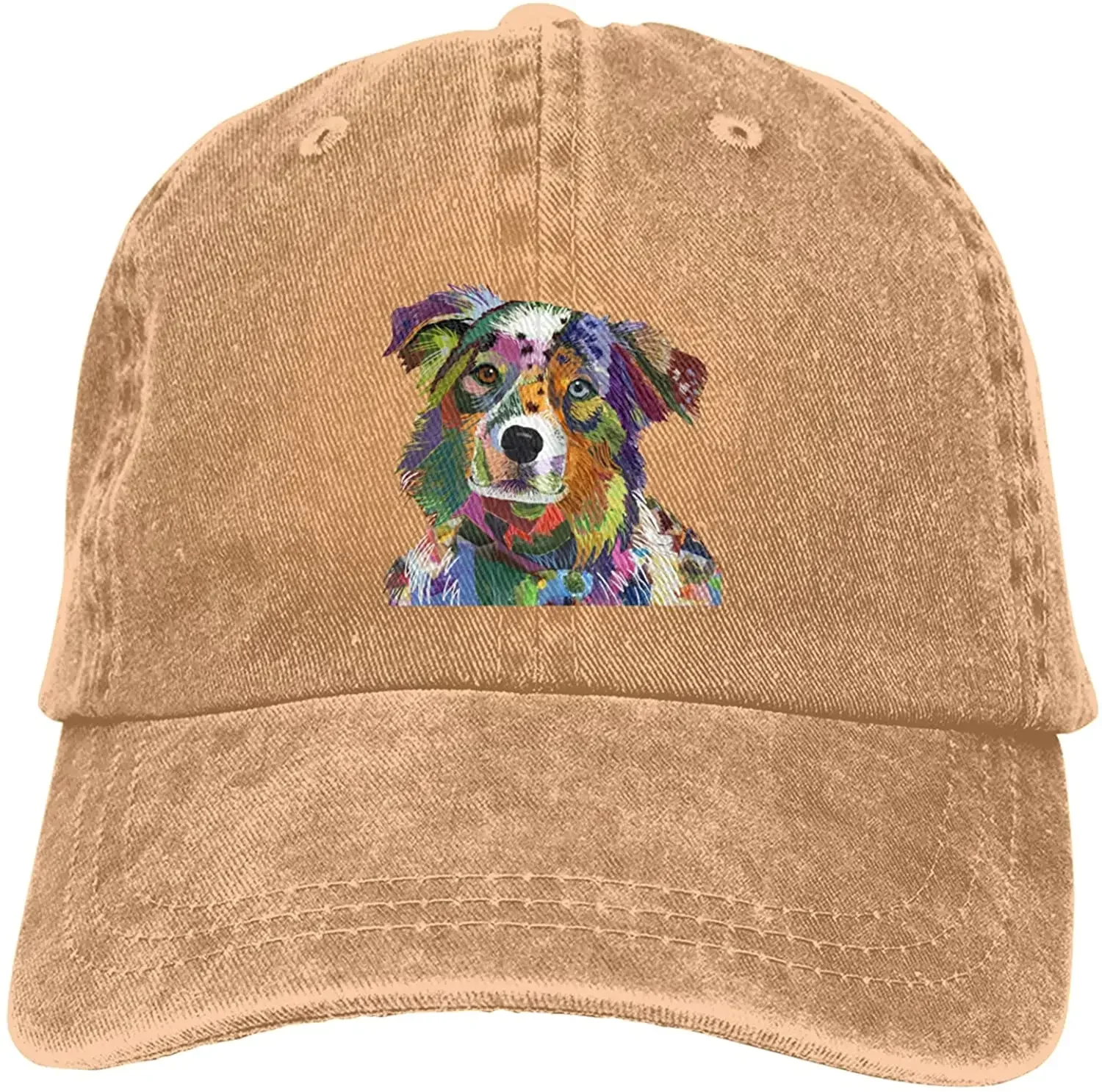 Watercolor Australian Shepherd Unisex Hat Baseball Cap Outdoor Travel Leisure Hat