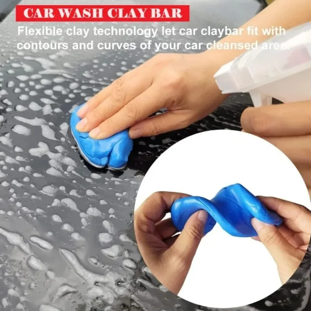 100g Car Wash Cleaning Clay Magic Washer Sludge Mud Polish Automotive Styling Clean Tools Accessories for Remove Auto Detailing