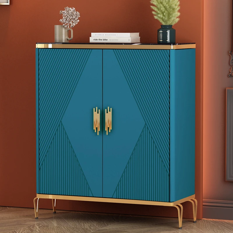 Luxury Nordic Shoe Shelf Organizer Mobile Living Room Hidden Bedroom Shoe Shelf Slippers Vertical Archivadores Salon Furniture