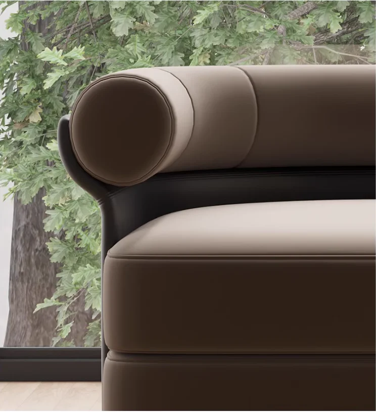 # Seater Armchair With Durable Wood-Panel Style  Home Office Bedroom Hotel Living Room