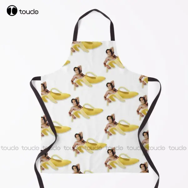 Nicolas Cage Banana Pattern Apron Women'S Apron For Women Men Unisex Adult Garden Kitchen Household Cleaning Custom Apron New