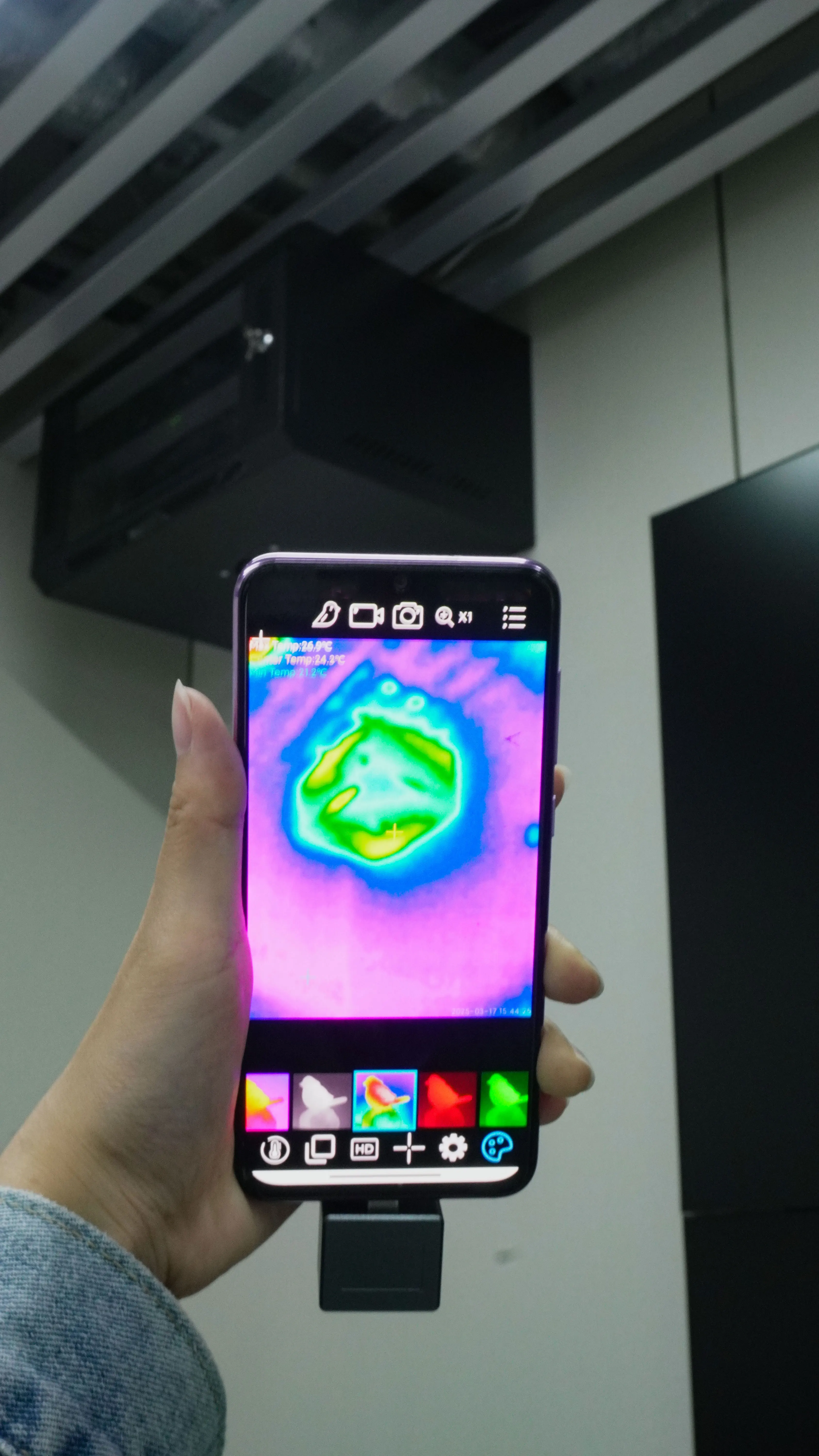 Mini Mobile Typ-c Wärmebildkamera Modul Mit USB Doppel USB Wärmebildkamera 256*192 Wärmebildmodul für Telefon