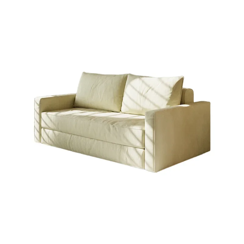The same compression sofa integrated dual-purpose lazy fabric sofa living room multi-functional folding