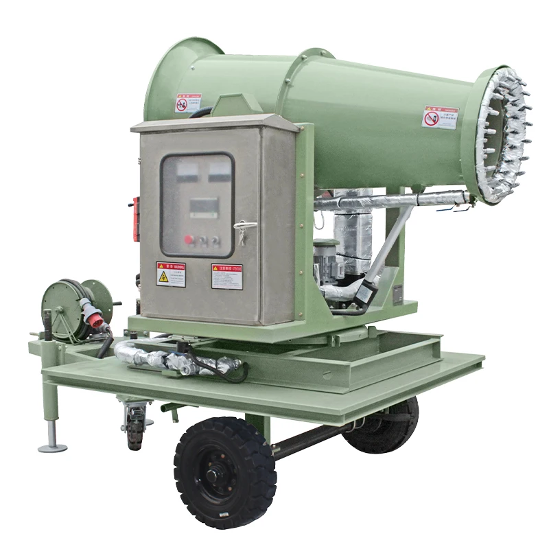 ZT-60 Agricultural Fog Cannon Sprayer with Remote & PLC Control for Garden Orchard Vineyard-Stainless Steel Pump