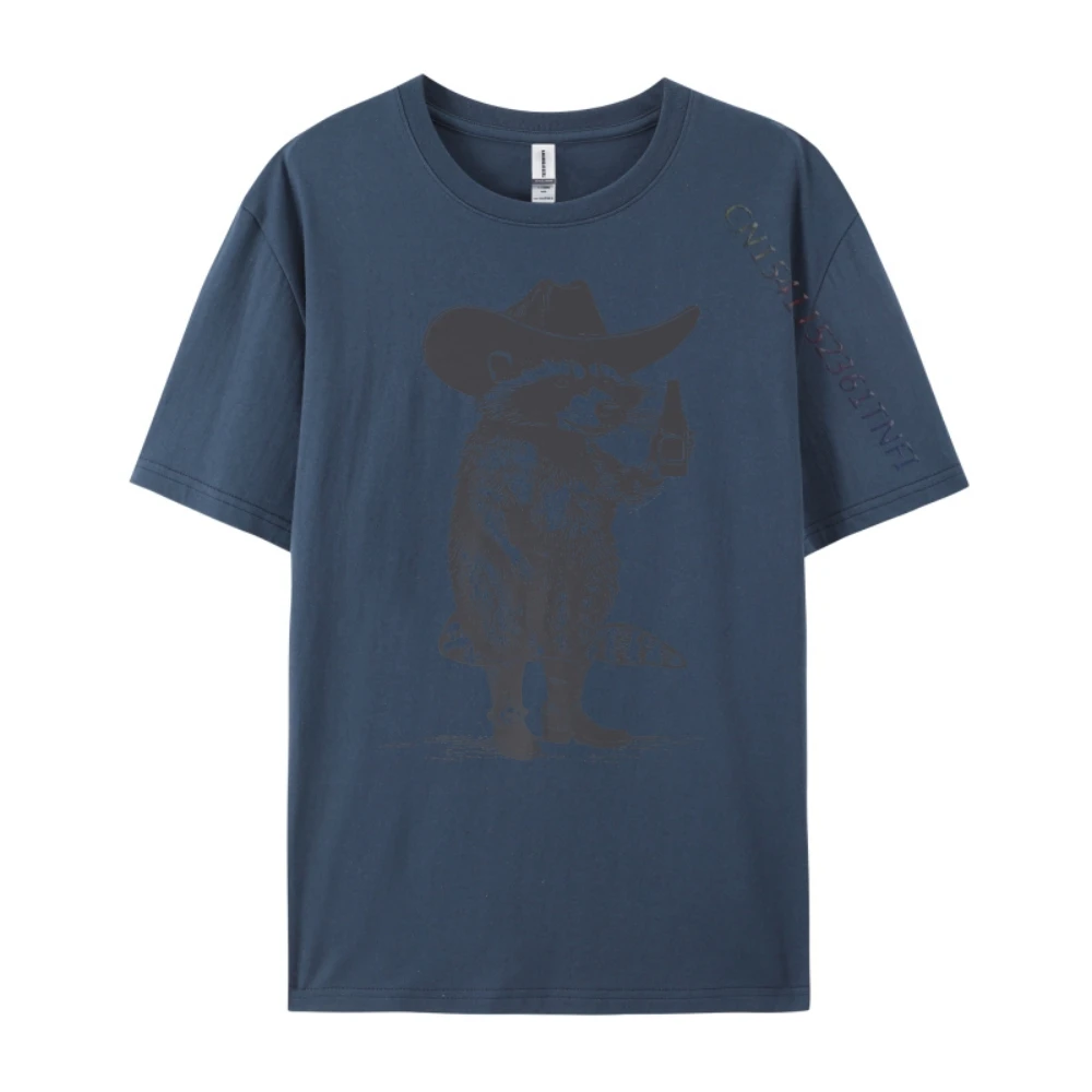 

Vintage Raccoon With Beer Racoon Western Country Trash Panda 3d Printed T Shirts Mens Gifts Tees Classic