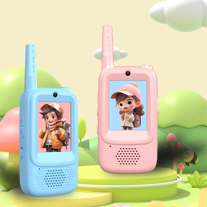 Set 2 onmiddellijke videocommunicatieapparaten voor kinderen binnengebruik tot 500 m Uitgebreid 15UB