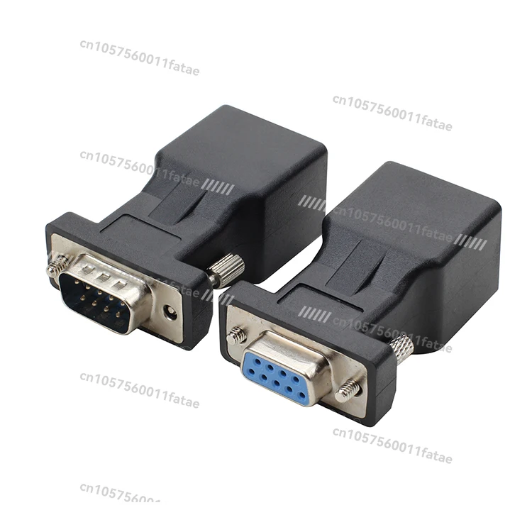 DB9 Serial Port To Network Port RJ45 Adapter RS232 Plug Serial Port Cable Extension Cable Pair of Male and Female Heads Price