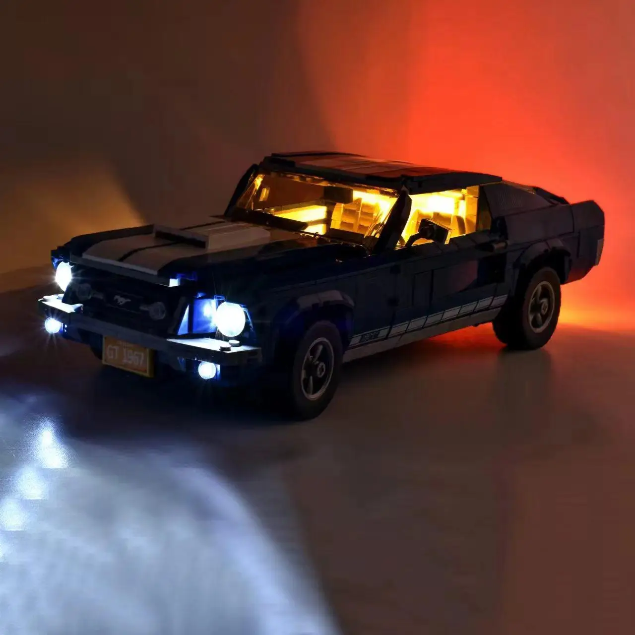 Led Light Kit Suitable for LEGO Ford Mustang 10265 Building Blocks