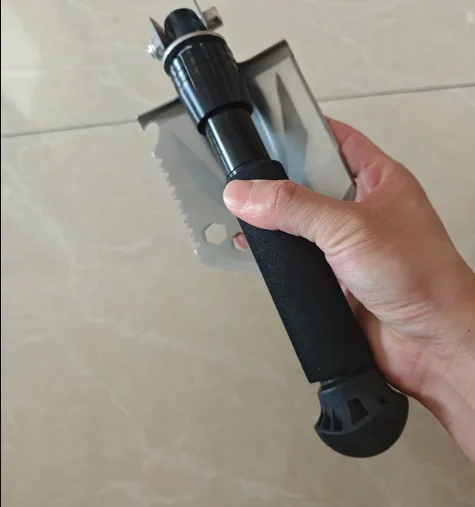 Outdoor Multifunctional Engineer Shovel Vehicle Mounted Self-defense Small Folding Shovel Camping Mini Gardening Shovel