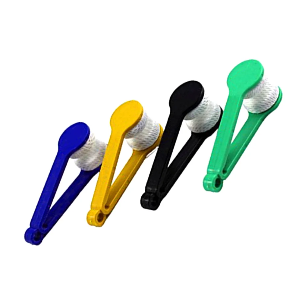 

5pcs Mini Sun Glasses Eyeglass Microfiber Spectacles Cleaner Brush Eyeglasses Cleaning Clip