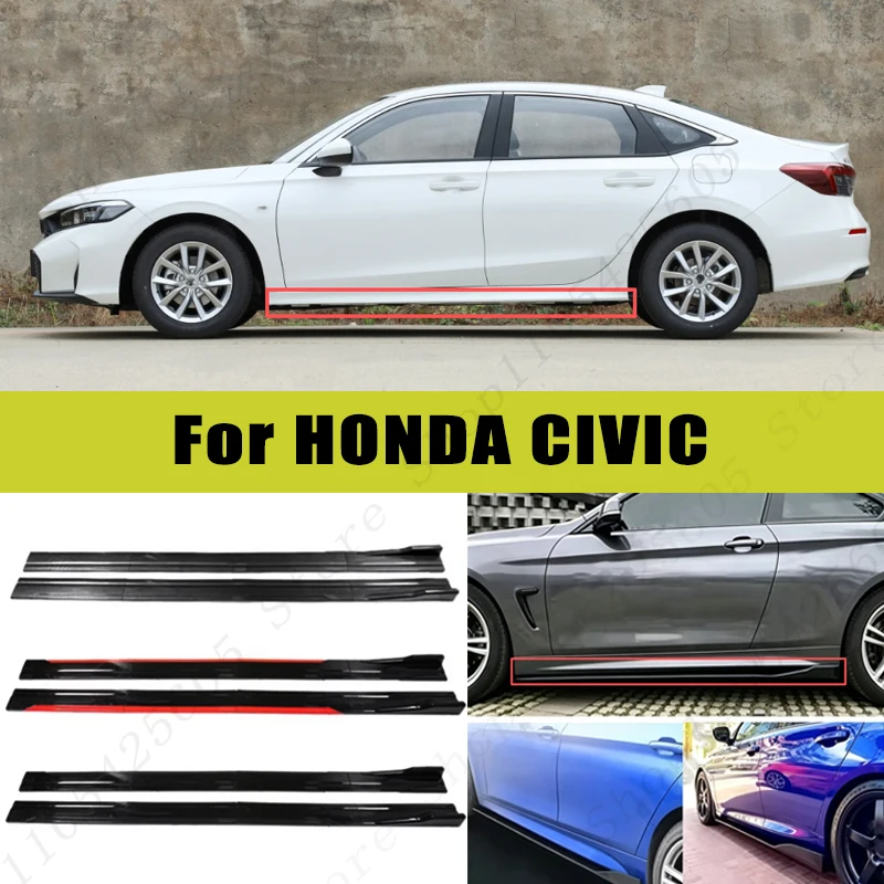 For HONDA CIVIC Racing Sport Side Skirts 2.0/2.2M 86.6