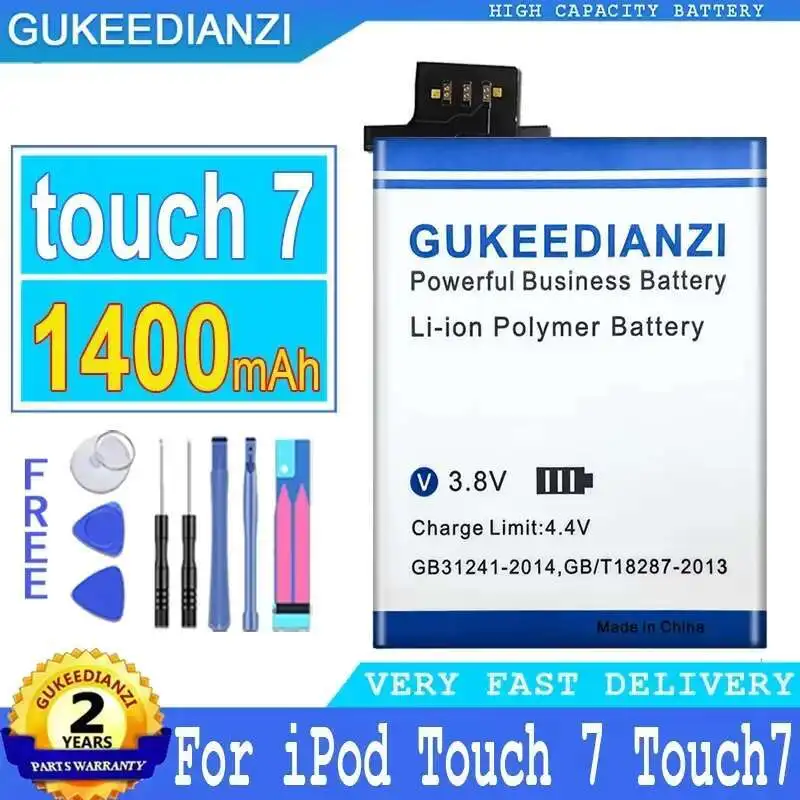 

Для iPod Touch 7 Touch7 A1574, аккумулятор портативного медиаплеера 1400 мАч