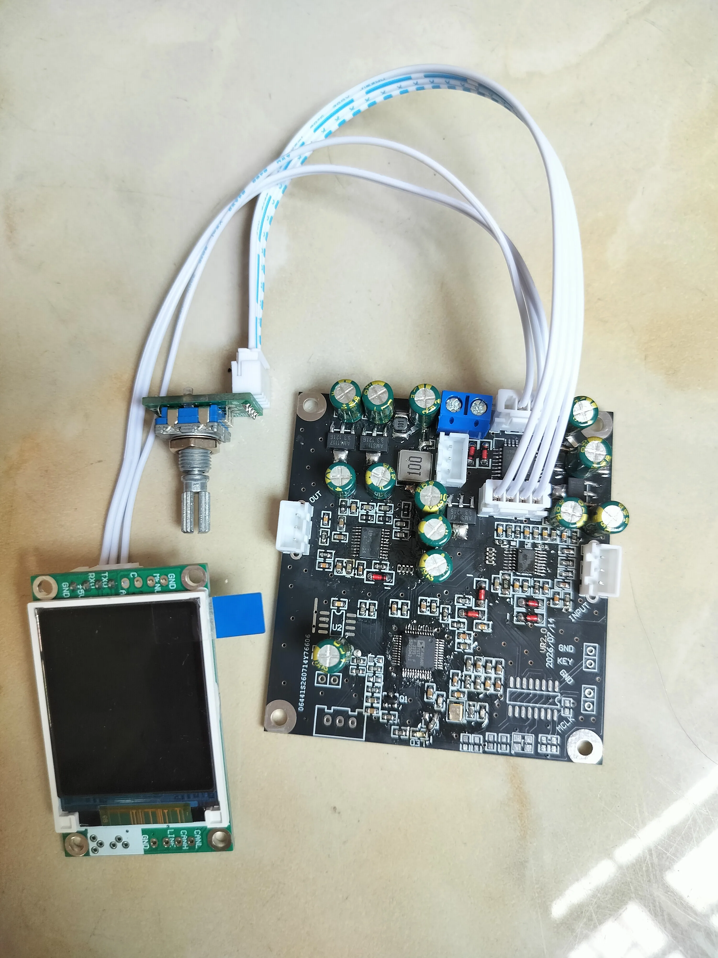 DSP Audio Processing Module, 6-Channel Volume Control Panel, Parametric Equalizer Module (PEQ) Tone Control Panel