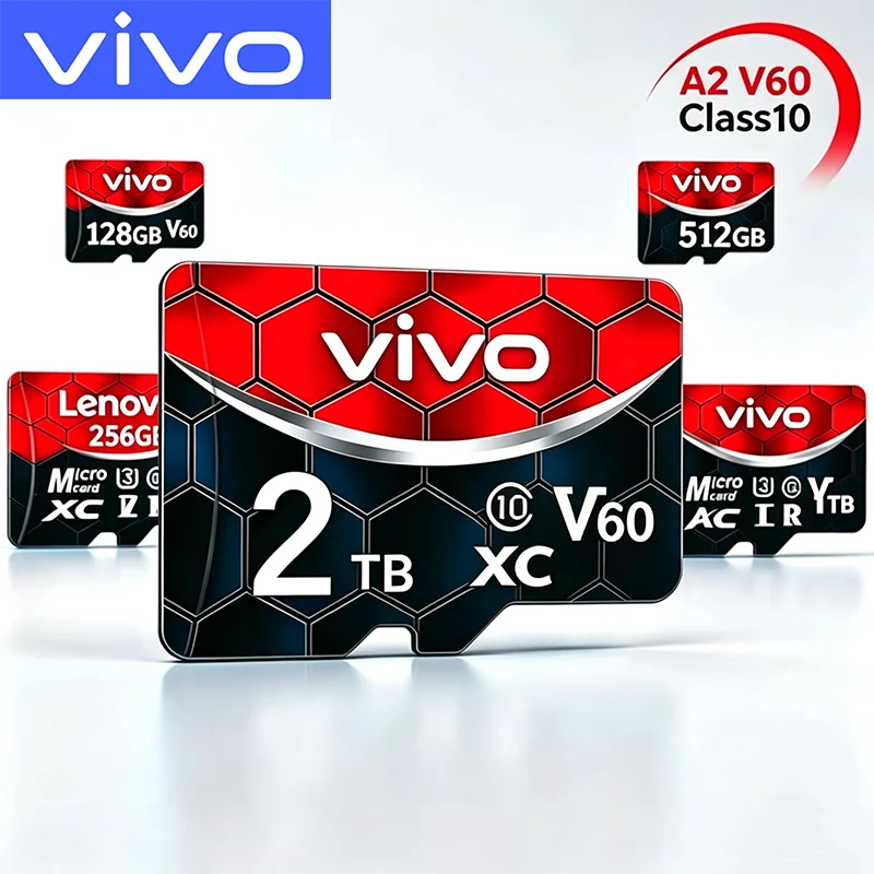 VIVO High Speed Expansion Mobile Phone Memory Card 2TB TF Card 1TB Mini SD Card 512GB TF SD Card For Nintendo Switch Camera