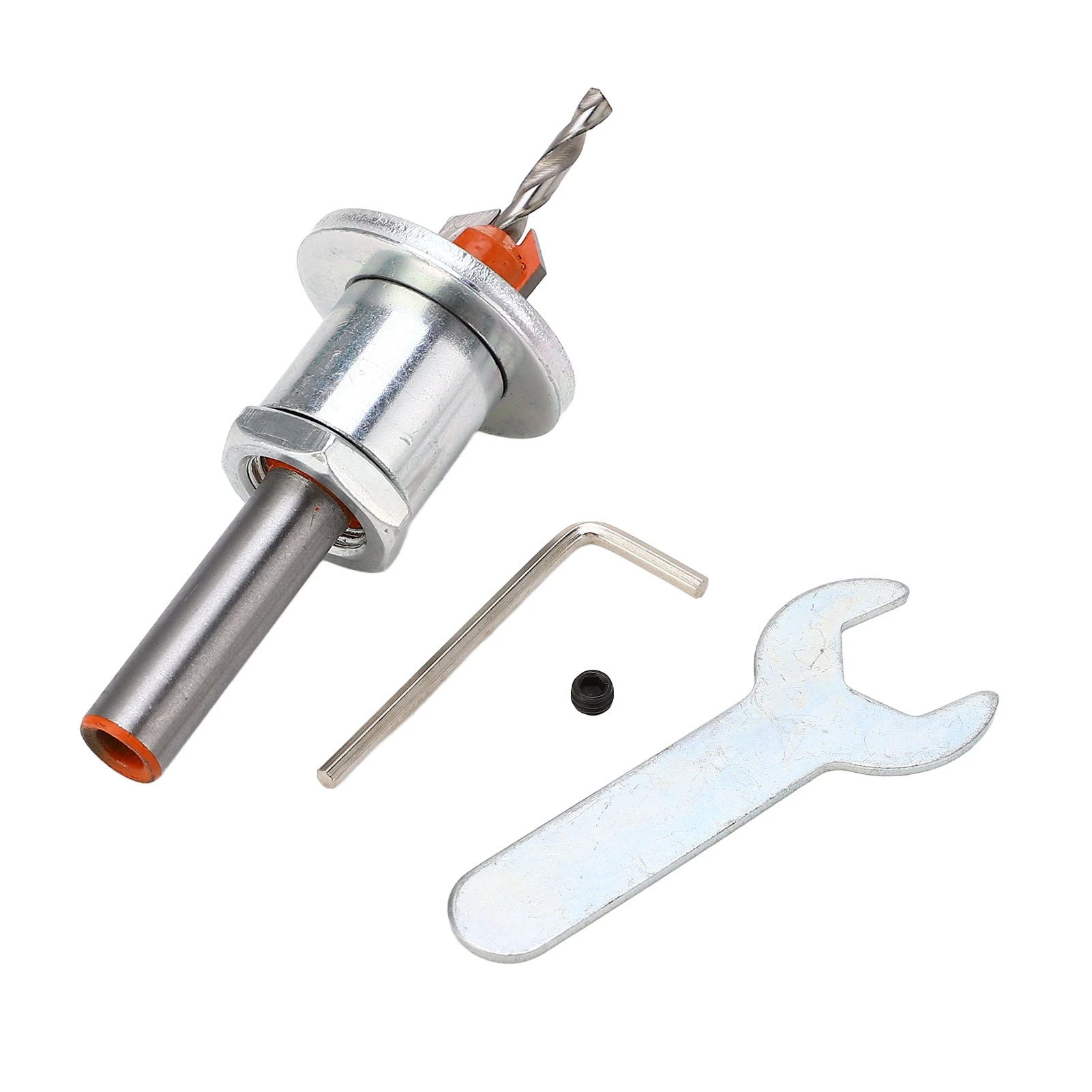 

Countersink Drill Bit Kit Adjustable Limit Alloy Steel Power Tool Attachment for Wood Metal
