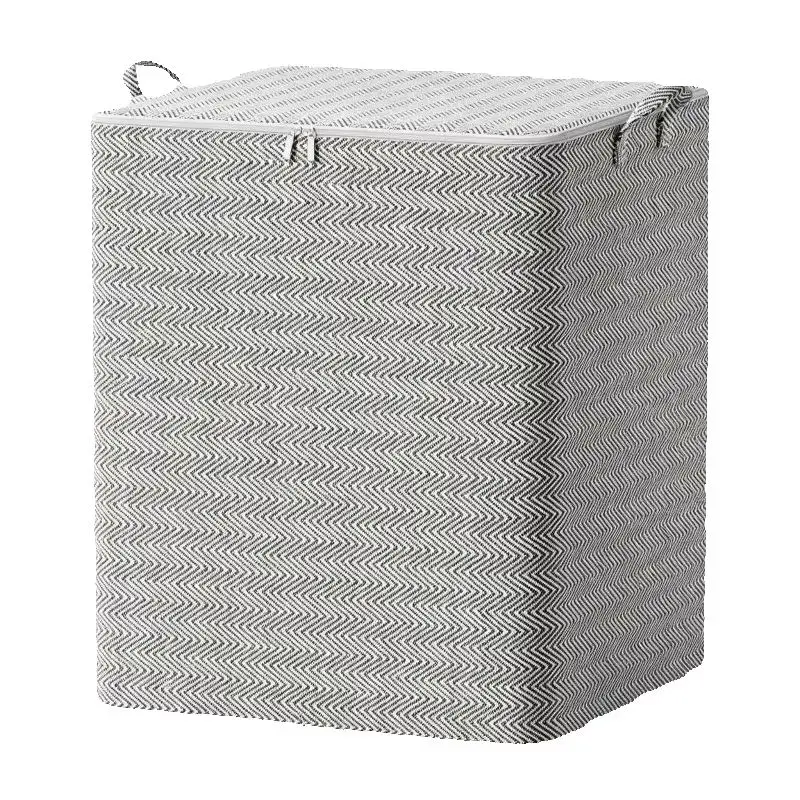 Storage Bag Large Capacity Lightweight Foldable Non Woven Zipper Dustproof Clothes Organizer Wardrobe Closet Quilt Bag Bedroom