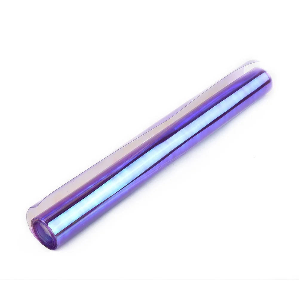 1pc Car Film Sticker Chameleon Neo Chrome Headlight Taillight Fog Gloss Vinyl Tint Symphony Purple 60x30cm Exterior Accessories