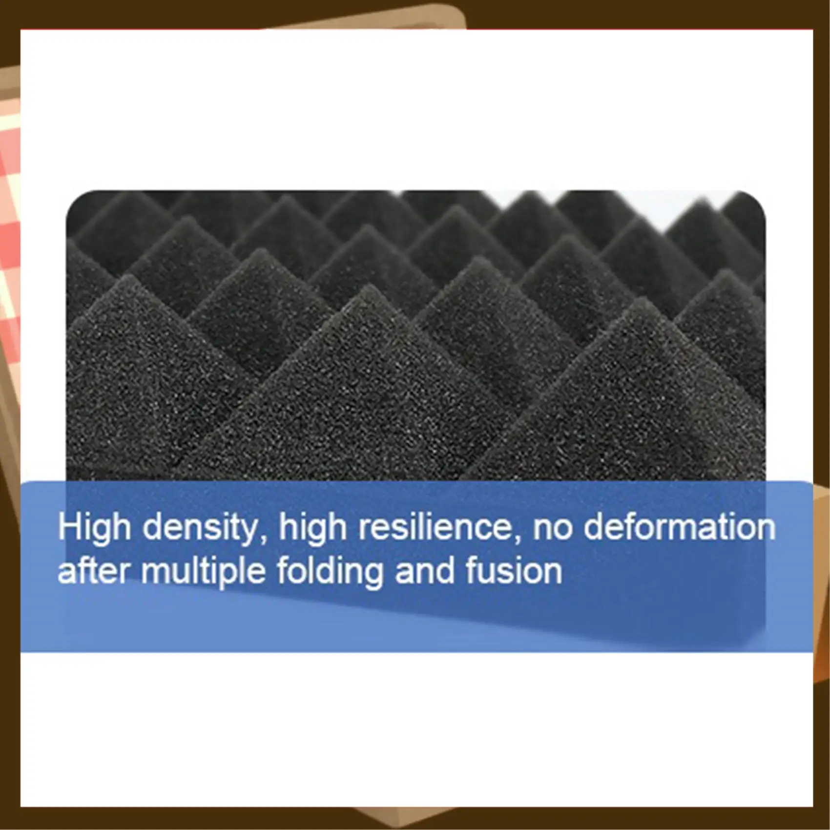 

24Pcs 30X30X5CM Sound Insulation Cotton Sound Insulation Foam For Recording Studio Piano Room Sound Insulation Foam-AA85