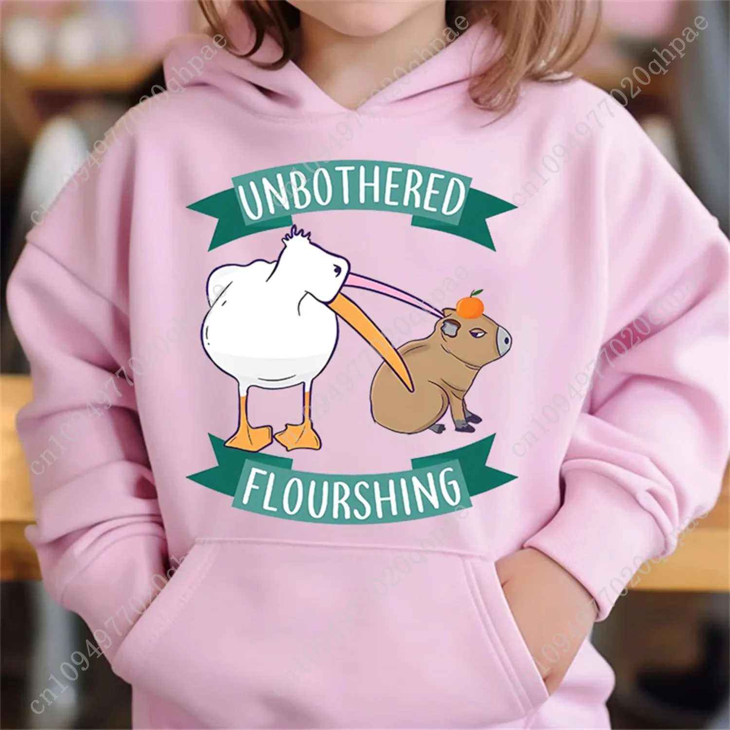 Children Clothes Cute Capybara 3D Print Kids Hoodie Sweatshirt Christmas Long Sleeve Casual Pullover Autumn Children's Clothing