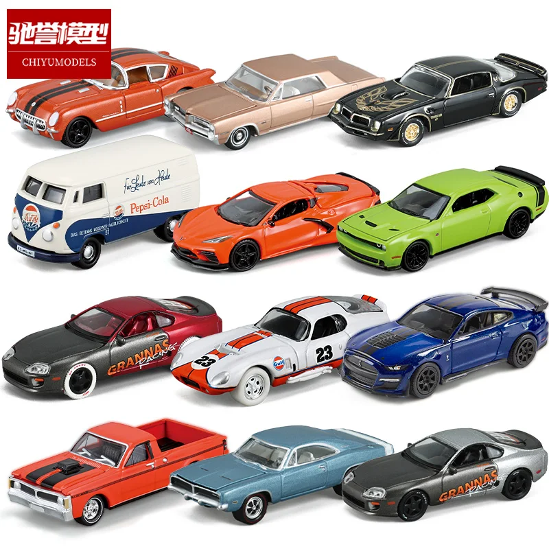 

ALC 1/64 supra Corvette Pontiac Mustang Volkswagen T1 Shelby металлические литые автомобили модель игрушки для мальчиков коллекционные украшения