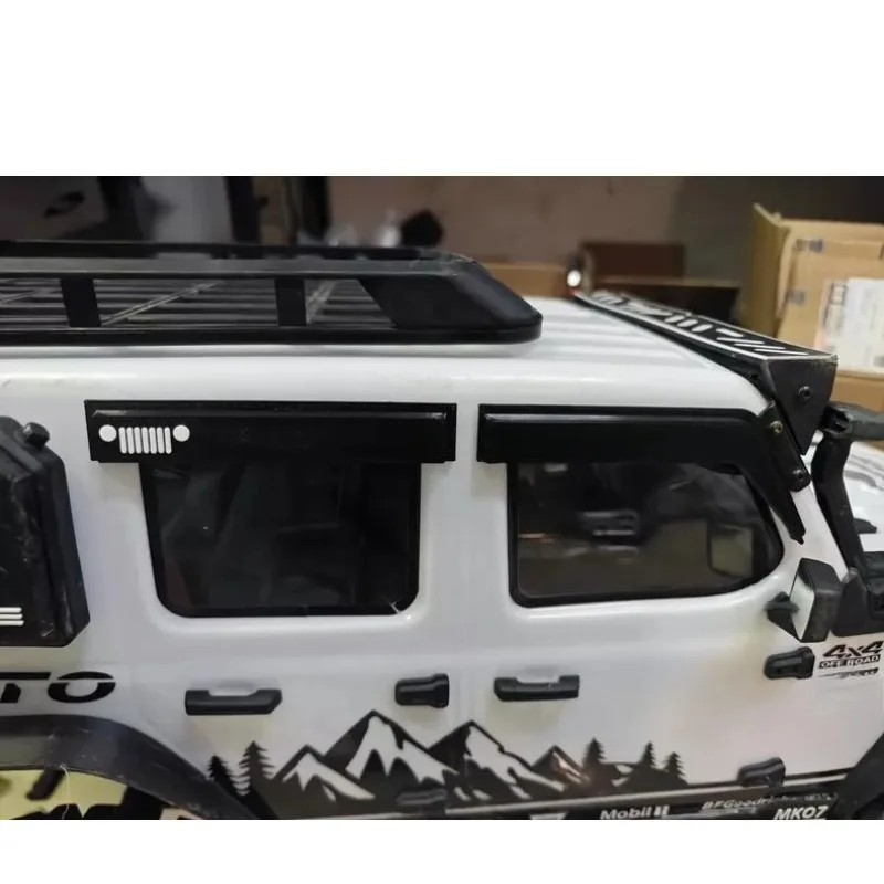 1/7 RC Crawler Scale Accessories Window Deflectors Rain Guards for RLAARLO MK07 3D Printed PETG Thickened Durable No-Drill Fit