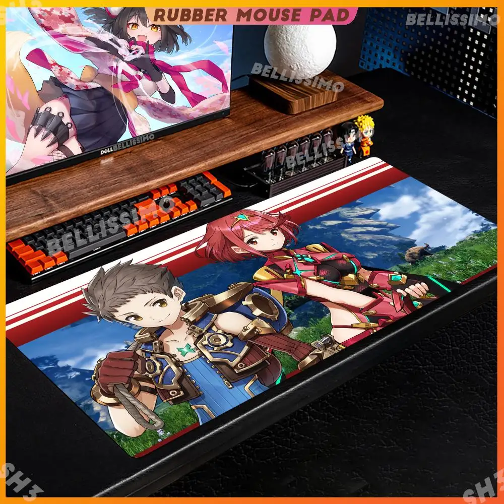 X_xenoblade C_chronicles Mouse Pad 1200x600 Rubber High-end E-sports Mouse Pad Mouse Pad 4mm Super Big Keyboard Large Desk Mat