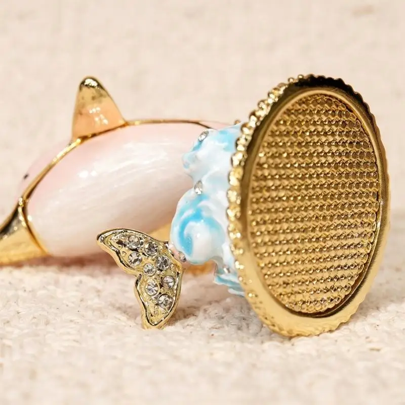 A52E Multifunctional Dolphin Jewelry Holder Colorful Jewelry Organizers