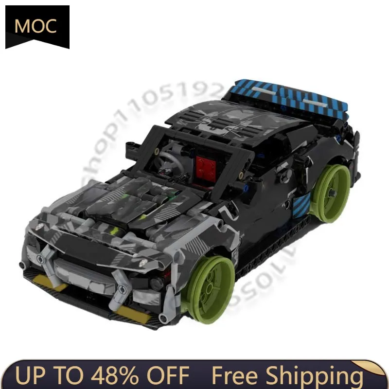 628 PCS Speedy Sports Car mustang RTR drift - 42138 RC mod MOC Customize Modular Building Block Kids DIY Boys Assembly Toy Gift