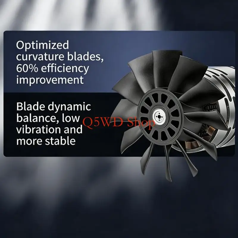 Q5WD Reliable Battery Powered Blower 70mm Fan For Snow wiping And Car Washing