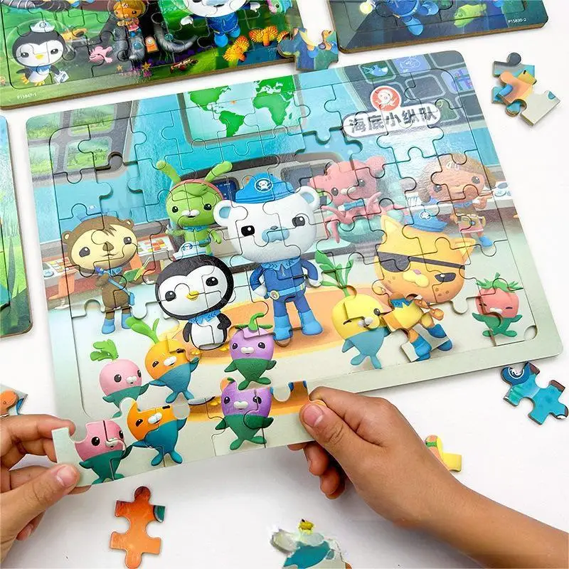 De Octonauts Puzzel Foto Diy Speelgoed Gup Voertuig Actiefiguren Verjaardagscadeau Kids Speelgoed 100/200 Stuks Geen Originele Doos