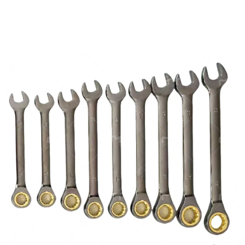 High carbon steel industrial grade combination ratchet wrench, torque capacity 2000 lb-ft, metric measurement