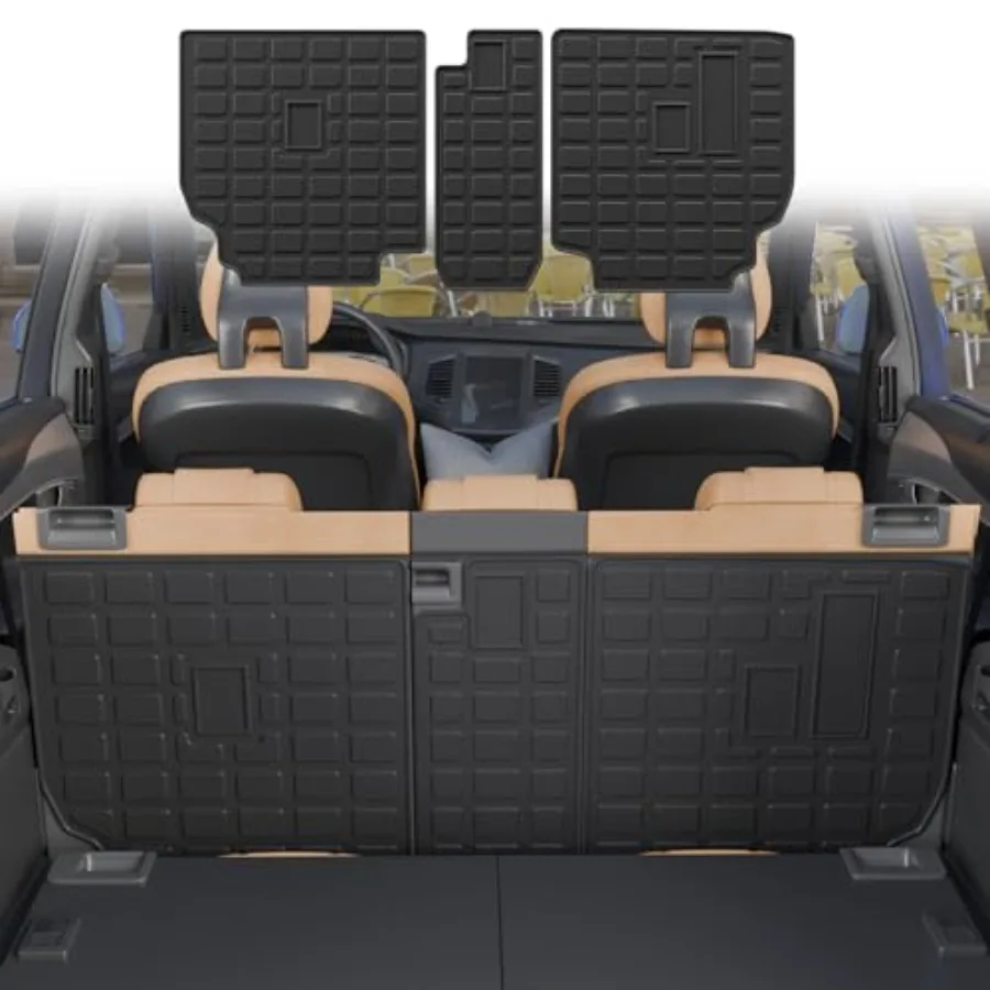 

Чехол на заднее сиденье, совместимый с Toyota 4Runner 7 мест 2010-2024, из TPE, всепогодный, защитный чехол на заднее сиденье, 2023 4Runner 7-