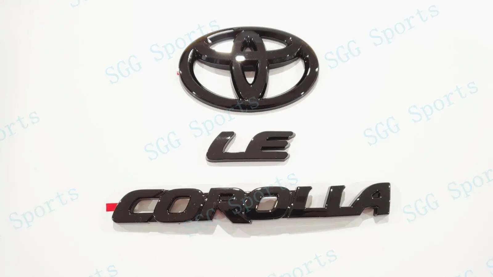 New Glossy Black Overlay EMBLEM for Toyota COROLLA 2020-2024 SEDAN  XSE LE Lcar accessoirr PT948-02200-02