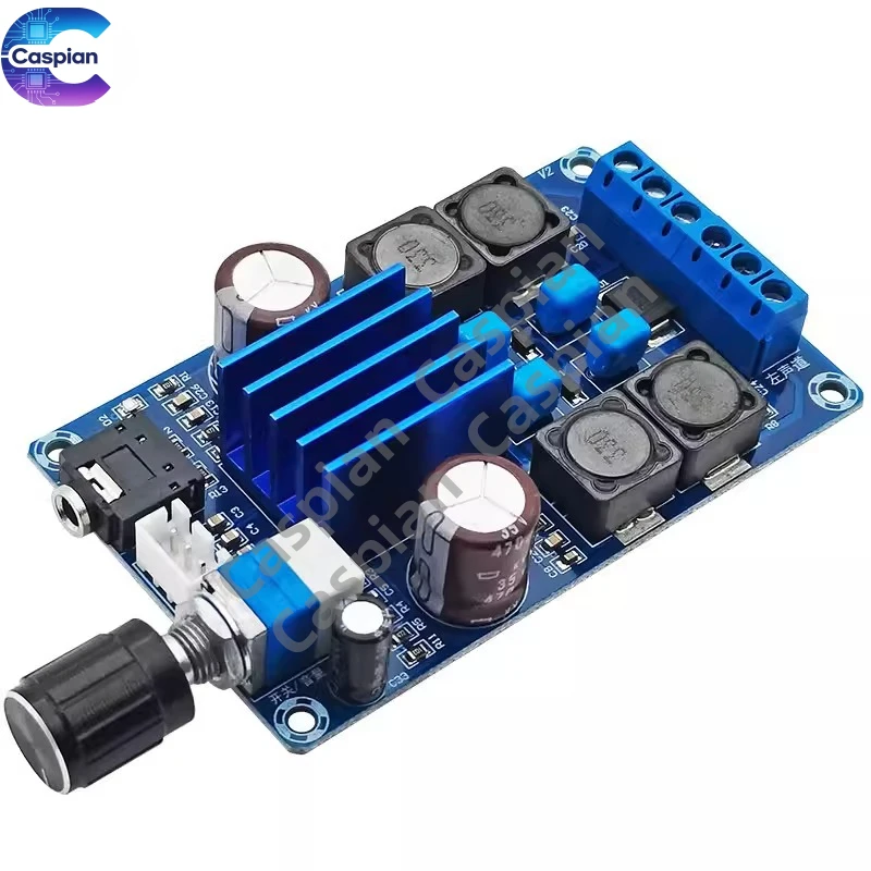 TPA3116D2 digital amplifier board 2 * 50W high-power stereo DIY car 12V audio box modification motherboard