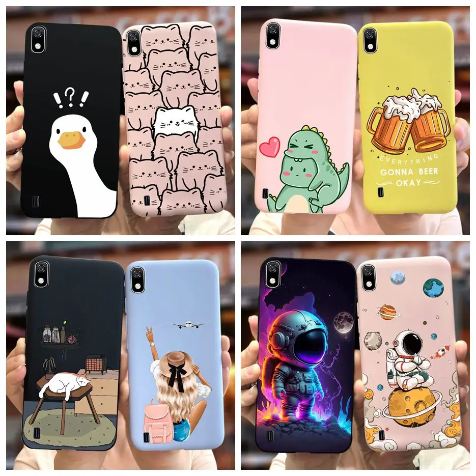 For Samsung Galaxy A10 Case SM-A105F Cute Fashion Cartoon Cover Soft TPU Phone Case For Samsung A10 A 10 GalaxyA10 Fundas Bumper