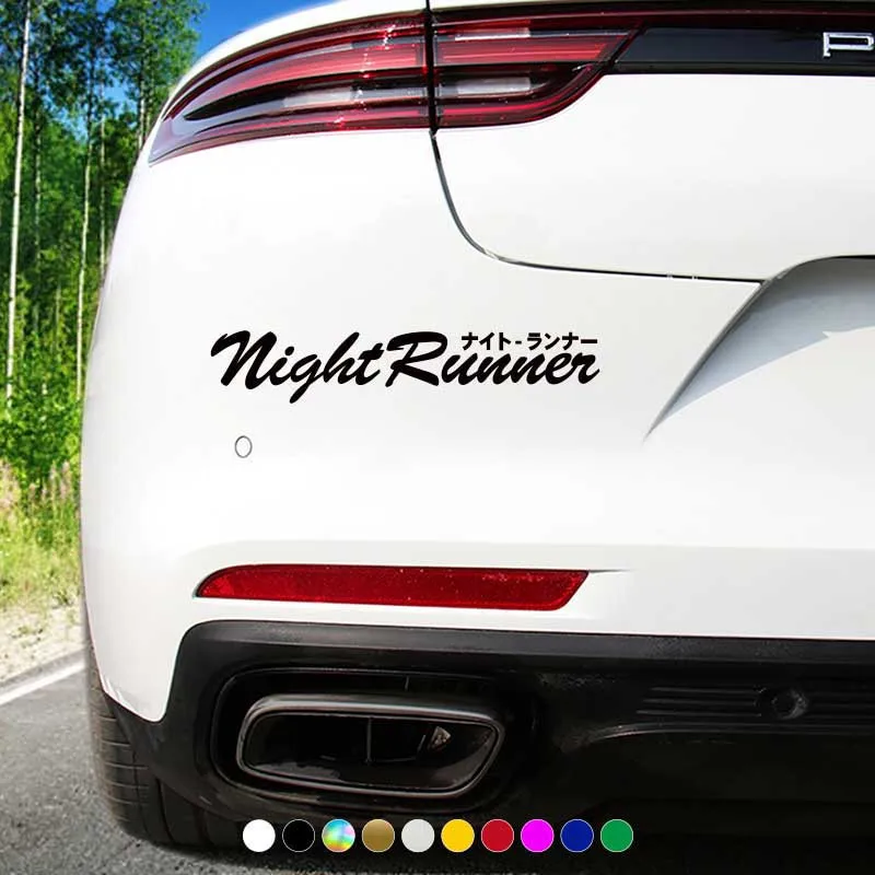 

Car Stickers Night Runner for Car Window Vinyl Decal Car Accessories