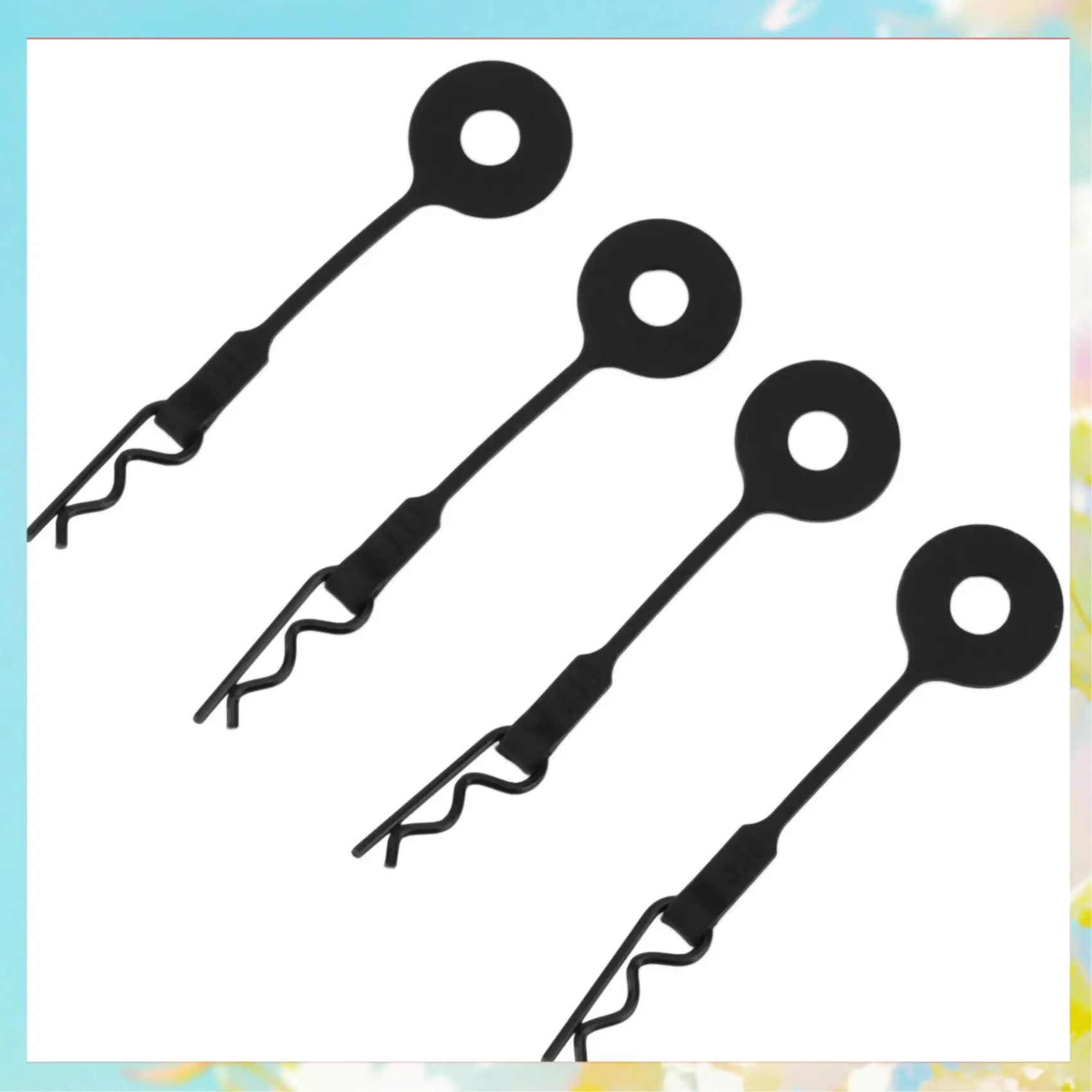 

Hot Sale 8Pcs Rubber+Metal Car Body Clip Shell Fixed Buckle Lock For 1/8 1/10 RC Car Traxxas TRX4 UDR AXIAL SCX10 Arrma,6
