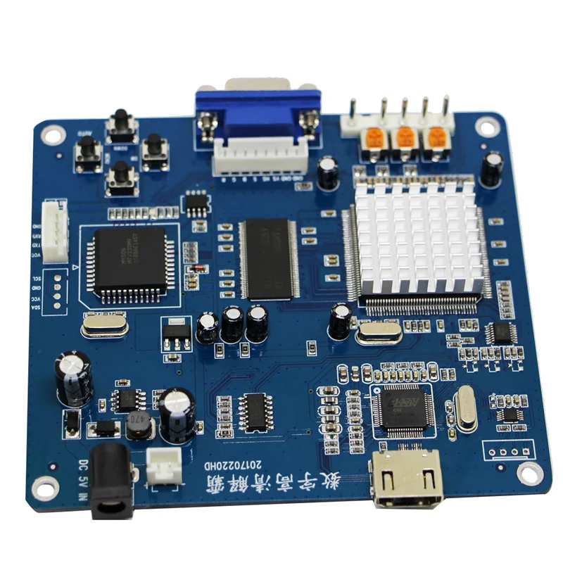 Planche de conversion de jeu SG-VC9900 VGA/RBGS de HD Jieba Solution faible à solution élevée