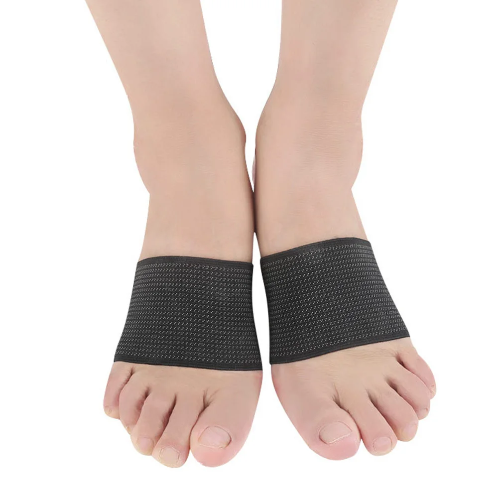 

2pcs Foot Brace Adjustable Compression Support Sleeve For Sports Sweat-Absorbing Foot Cover Health Running Yoga