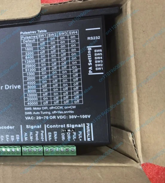 Accessories 1pcs closed loop stepper driver cl86h, input voltage 20-70vdc or 30-100vdc