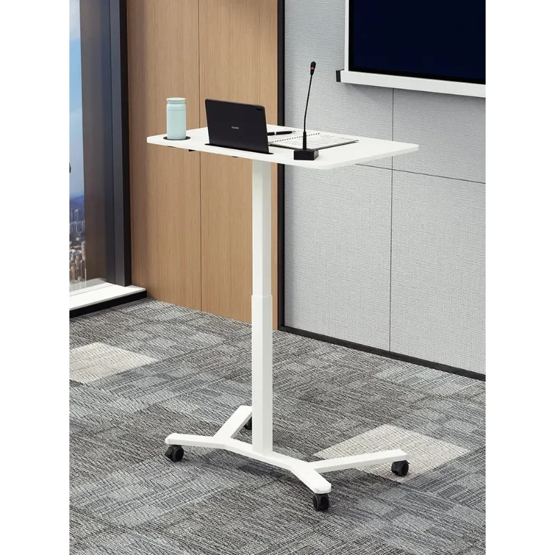 Welcome desk School classroom Teacher podium table, mobile standing podium Lifting table