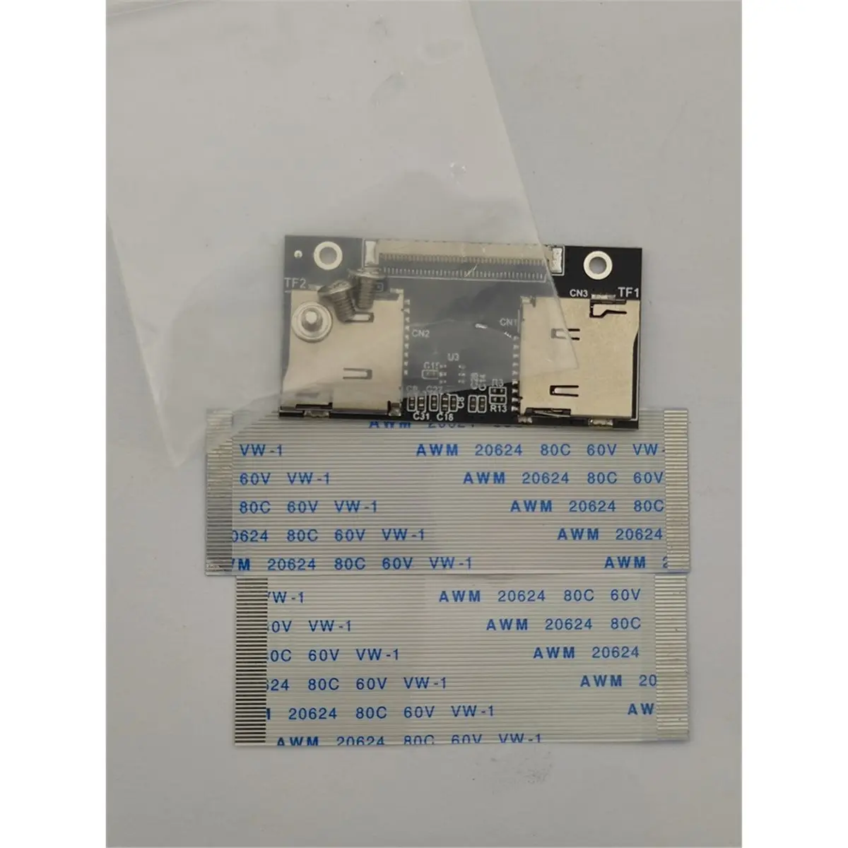 Dual TF Card Memory Card to CE Interface Connection Card Expansion Card for Computer Industrial Control Machine VCR