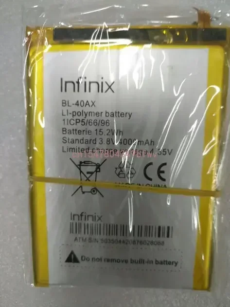 

Аккумулятор для Infinix X551, 4000 мАч, 3,8 в