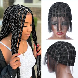 Gorra de agarre de peluca trenzada de encaje, herramientas de trenzas de pelo de red, accesorios de extensiones, bricolaje