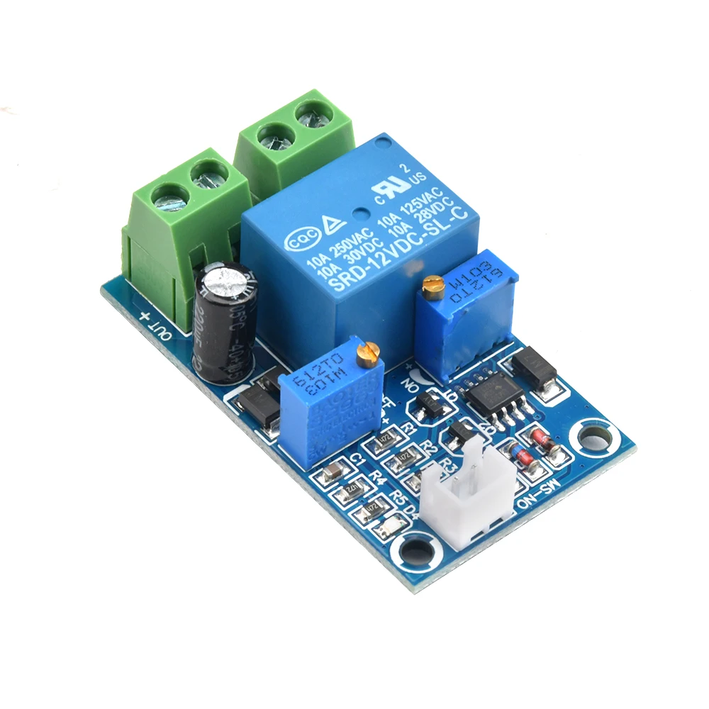 12V battery undervoltage automatic recovery module parameter adjustable lithium battery battery load protector board