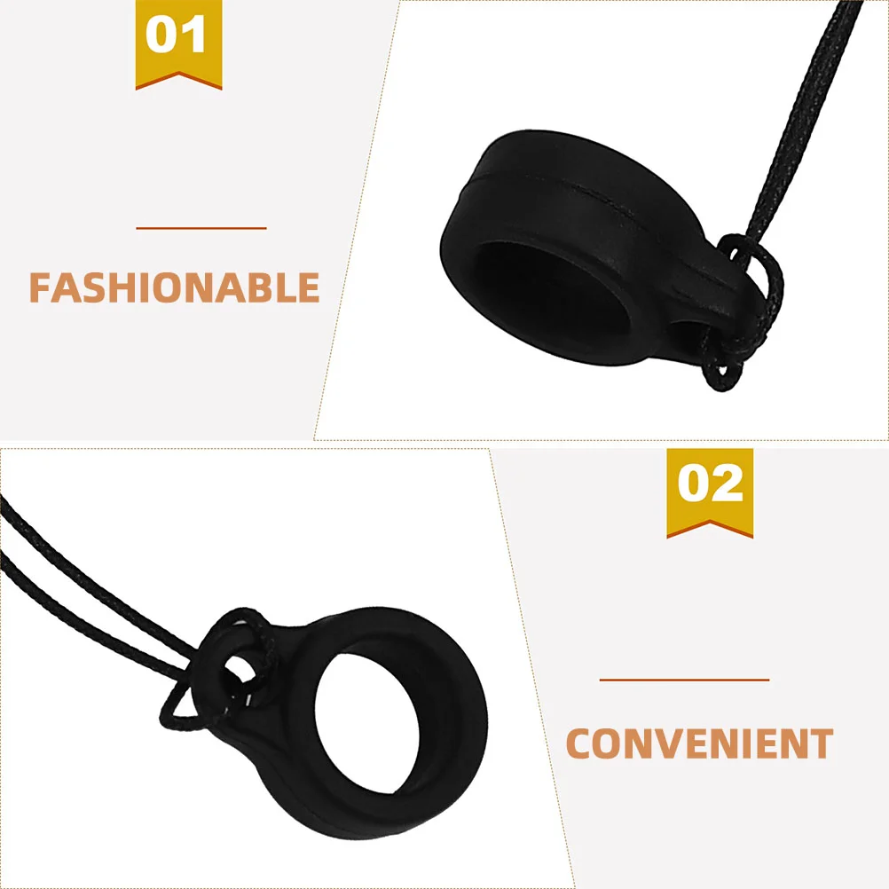 8PCS Pen Lanyard Elastic Stretch Holder Stylus Leash Silicone Strap Compatible Tether Office Home Outdoor Activities