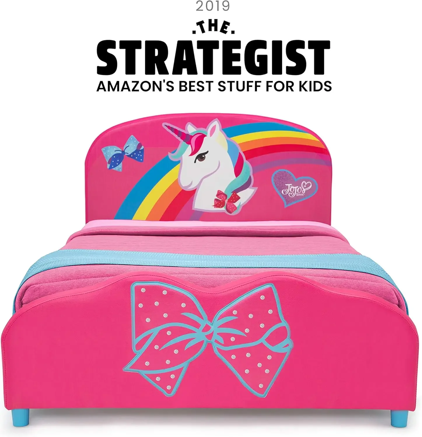 Cama de solteiro estofada infantil,