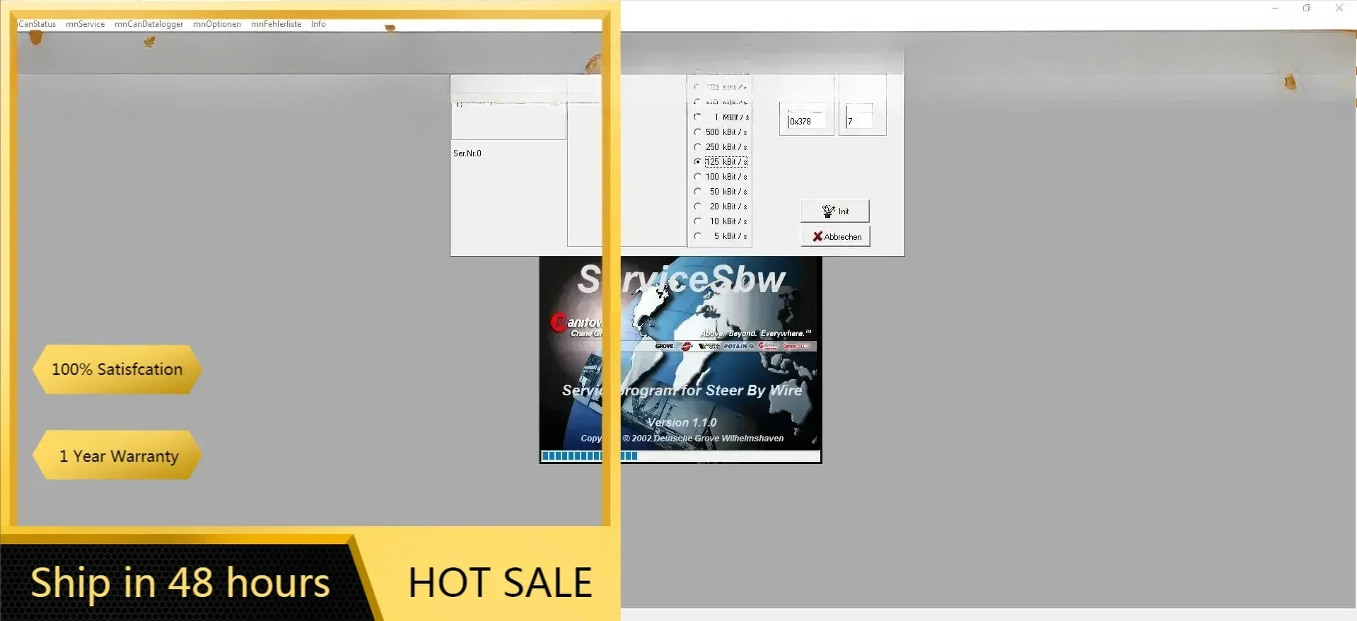 

Grove ServiceSbw GMK5170 Service Program For Steer By Wire