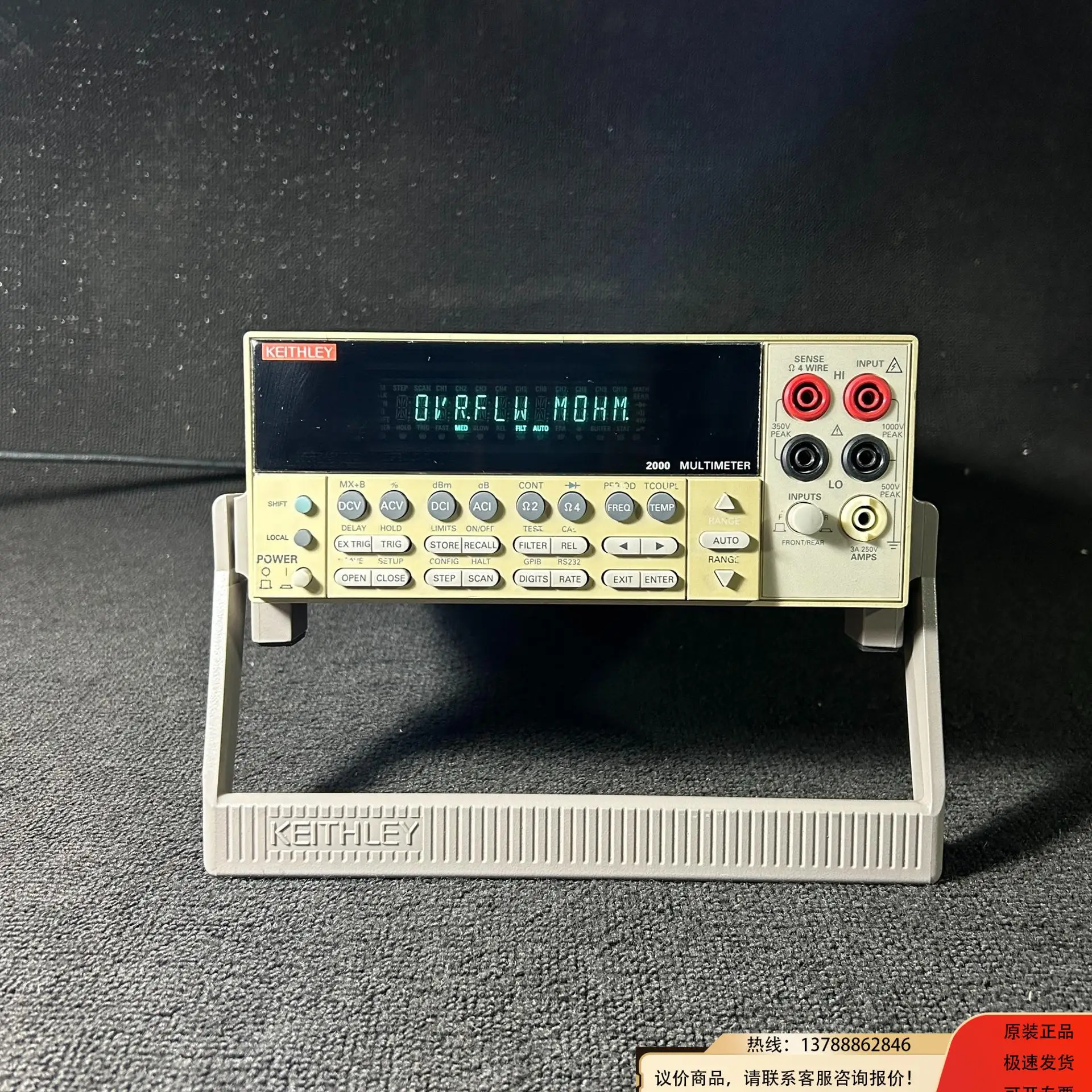 Keithley + 2000, 6 And A Half Multimeter, + Into